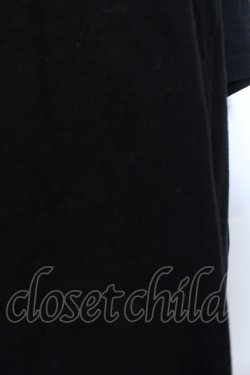 画像2: BACKSTAGE PASS / SPIDER WEBラインストーン ビッグシルエット Tシャツ F ブラック×レッド O-25-04-04-042-PU-TO-OW-OS