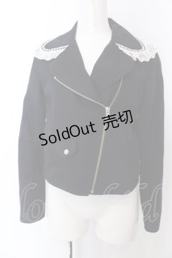 画像1: MILK / Prettyライダース  クロ O-25-04-04-045-ML-JA-OW-OS