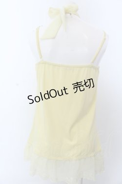 画像3: axes femme / ラメドットホルターキャミ M イエロー O-25-04-04-048-AX-TO-OW-OS