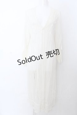 画像1: axes femme / リュクスレースガウン F キナリ O-25-04-04-049-AX-TO-OW-OS