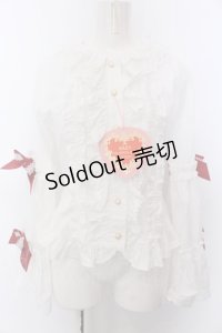 BABY,THE STARS SHINE BRIGHT / Lilinaブラウス  えんじ×シロ O-25-04-04-051-BA-BL-IG-OS