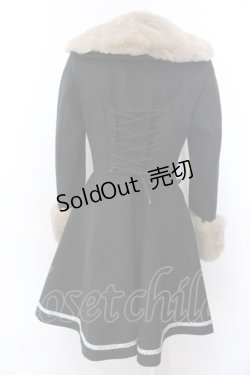 画像3: LOLITAその他 / ファー付き丸襟コート S クロ O-25-04-04-054-LO-CO-OW-OS