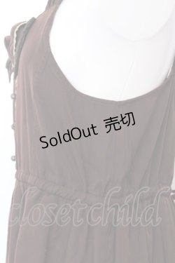 画像2: axes femme / レースリボンワンピース M ブラウン O-25-04-04-058-AX-OP-OW-OS