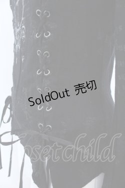 画像3: h.naoto Blood / クロスptレースアップカットソー  ブラック O-25-04-04-063-HN-TO-OW-OS