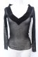 画像1: Jean Paul GAULTIER　FEMME / パワーネットVネックトップス 40 ブラック O-25-04-04-066-GO-TO-OW-OS (1)