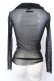 画像3: Jean Paul GAULTIER　FEMME / パワーネットVネックトップス 40 ブラック O-25-04-04-066-GO-TO-OW-OS (3)