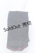Jean Paul GAULTIER　FEMME / 裾刺繍デニムスカート 38 インディゴ O-25-04-04-067-GO-SK-OW-OS