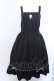 画像1: axes femme POETIQUE / バルーンフェスト刺繍ワンピース M クロ O-25-04-04-072-AX-OP-OW-OS (1)