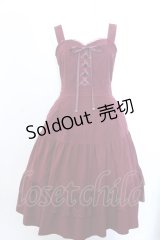 axes femme / ティアードジャンドレ F ワイン O-25-04-04-074-AX-OP-OW-OS