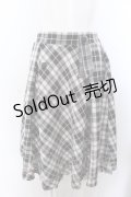 axes femme POETIQUE / チェックタックデザインスカート M クロ O-25-04-04-079-AX-SK-OW-OS