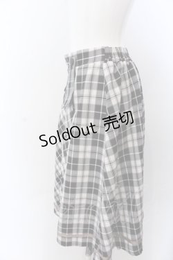 画像2: axes femme POETIQUE / チェックタックデザインスカート M クロ O-25-04-04-079-AX-SK-OW-OS