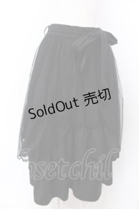 axes femme / チュール×ティアードスカート F クロ O-25-04-04-083-AX-SK-OW-OS