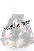 MILK / Angelスカート  ブラックベース O-25-04-04-084-ML-SK-OW-OS