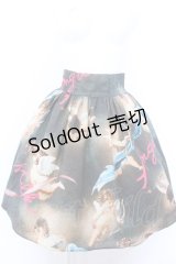 MILK / Angelスカート  ブラックベース O-25-04-04-084-ML-SK-OW-OS
