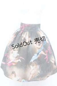 MILK / Angelスカート  ブラックベース O-25-04-04-084-ML-SK-OW-OS