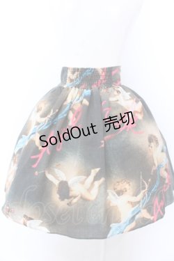 画像3: MILK / Angelスカート  ブラックベース O-25-04-04-084-ML-SK-OW-OS
