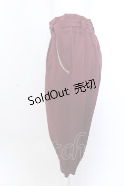 画像3: axes femme / カボチャハーフパンツ M ワイン O-25-04-04-001-AX-PA-OW-ZT010