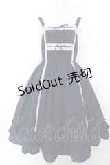 axes femme kawaii / リナズジャンパースカート M ネイビー O-25-04-04-011-AX-OP-OW-OS
