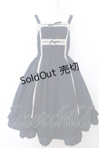 axes femme kawaii / リナズジャンパースカート M ネイビー O-25-04-04-011-AX-OP-OW-OS
