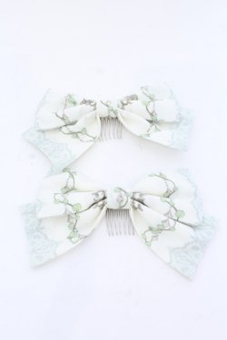 画像1: Royal Princess Alice / Forest Garden〜始まりの庭〜リボンコーム  グリーン系 O-25-04-04-106-LO-AC-OW-OS