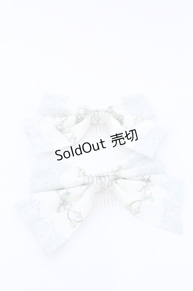 画像2: 【SALE】Royal Princess Alice / Forest Garden〜始まりの庭〜リボンコーム  グリーン系 O-25-05-30-1063-LO-AC-OW-ZT445-F004 (2)