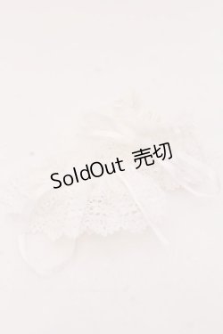 画像1: BABY,THE STARS SHINE BRIGHT / トーションレースお袖とめ  シロ×シロ O-25-04-04-107-BA-ZA-IG-OS