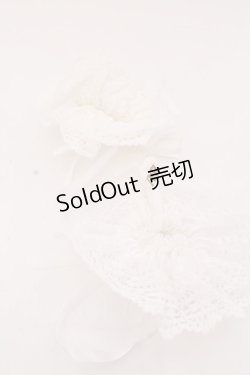 画像3: BABY,THE STARS SHINE BRIGHT / トーションレースお袖とめ  シロ×シロ O-25-04-04-107-BA-ZA-IG-OS