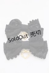BABY,THE STARS SHINE BRIGHT / Mignonette Fleurie サテンリボンクリップ  クロ O-25-04-04-109-BA-AC-IG-OS