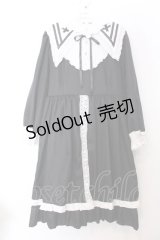 LOLITA / 配色レーラーワンピース  クロ×シロ O-25-04-04-020-LO-OP-OW-OS