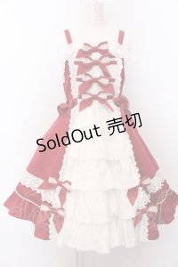 BABY,THE STARS SHINE BRIGHT / Lilinaジャンパースカート  えんじ O-25-04-04-022-BA-OP-IG-OS