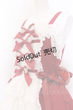 画像2: BABY,THE STARS SHINE BRIGHT / Lilinaジャンパースカート  えんじ O-25-04-04-022-BA-OP-IG-OS