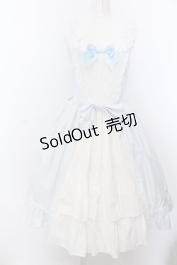 画像1: BABY,THE STARS SHINE BRIGHT / フローレンシアジャンパースカート  サックス O-25-04-04-023-BA-OP-IG-OS