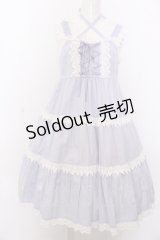 BABY,THE STARS SHINE BRIGHT / からみ3段ティアードジャンパースカート  ラベンダー O-25-04-04-025-BA-OP-OW-OS
