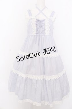 画像1: BABY,THE STARS SHINE BRIGHT / からみ3段ティアードジャンパースカート  ラベンダー O-25-04-04-025-BA-OP-OW-OS