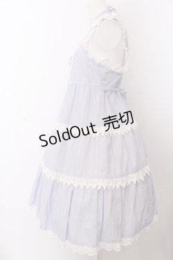 画像3: BABY,THE STARS SHINE BRIGHT / からみ3段ティアードジャンパースカート  ラベンダー O-25-04-04-025-BA-OP-OW-OS