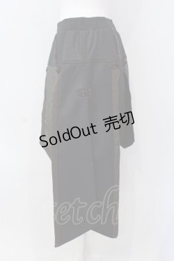 画像2: Qutie Frash / チャイナラップスカート  ブラウン O-25-04-05-028-QU-SK-OW-ZI