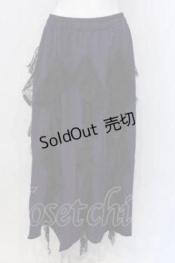 画像1: Qutie Frash / クモメッシュロングスカート  パープル O-25-04-05-031-QU-SK-YM-OS