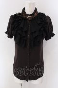 Qutie Frash / アメQ,アルマジ店限定パフブラウス  ブラウン O-25-04-05-004-QU-BL-OW-OS