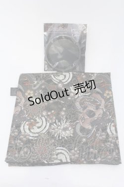 画像5: Qutie Frash / 浴衣4点SET  髑髏(ブラウン) O-25-04-05-035-QU-OP-OW-OS