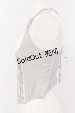 画像3: Ozz oneste / ローズエンブロイダリーコルセットベスト  グレージュ O-25-04-05-038-OO-TO-OW-OS