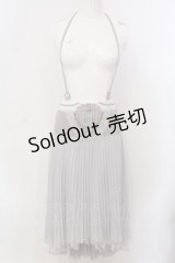 Ozz oneste / 流水羽衣天女プリーツスカート  グレー O-25-04-05-039-OO-SK-OW-OS