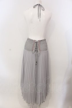 画像4: Ozz oneste / 流水羽衣天女プリーツスカート  グレー O-25-04-05-039-OO-SK-OW-OS