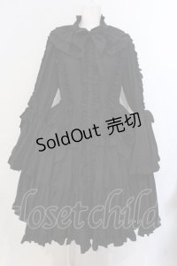 Physical Drop / スタンドカラープリンセスドレス  クロ O-25-04-05-044-LO-OP-IG-OS