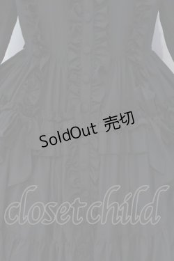 画像3: Physical Drop / スタンドカラープリンセスドレス  クロ O-25-04-05-044-LO-OP-IG-OS