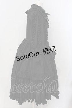画像4: Physical Drop / スタンドカラープリンセスドレス  クロ O-25-04-05-044-LO-OP-IG-OS