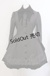 ATELIER BOZ / 長袖キャロルワンピース  グレー×ブラック ルナサージ O-25-04-05-045-EL-OP-IG-OS