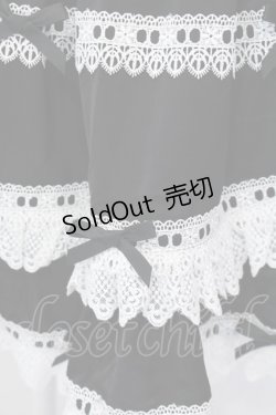 画像2: Le MIROR / はしごレーススカート  クロ×シロ O-25-04-05-047-LO-SK-IG-OS
