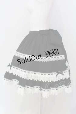 画像3: Le MIROR / はしごレーススカート  クロ×シロ O-25-04-05-047-LO-SK-IG-OS