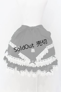 画像4: Le MIROR / はしごレーススカート  クロ×シロ O-25-04-05-047-LO-SK-IG-OS
