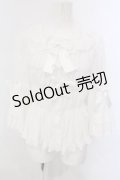 metamorphose / スクエアあきフリル姫袖ブラウス（無地） size1 クロ O-25-04-05-051-ME-BL-IG-OS